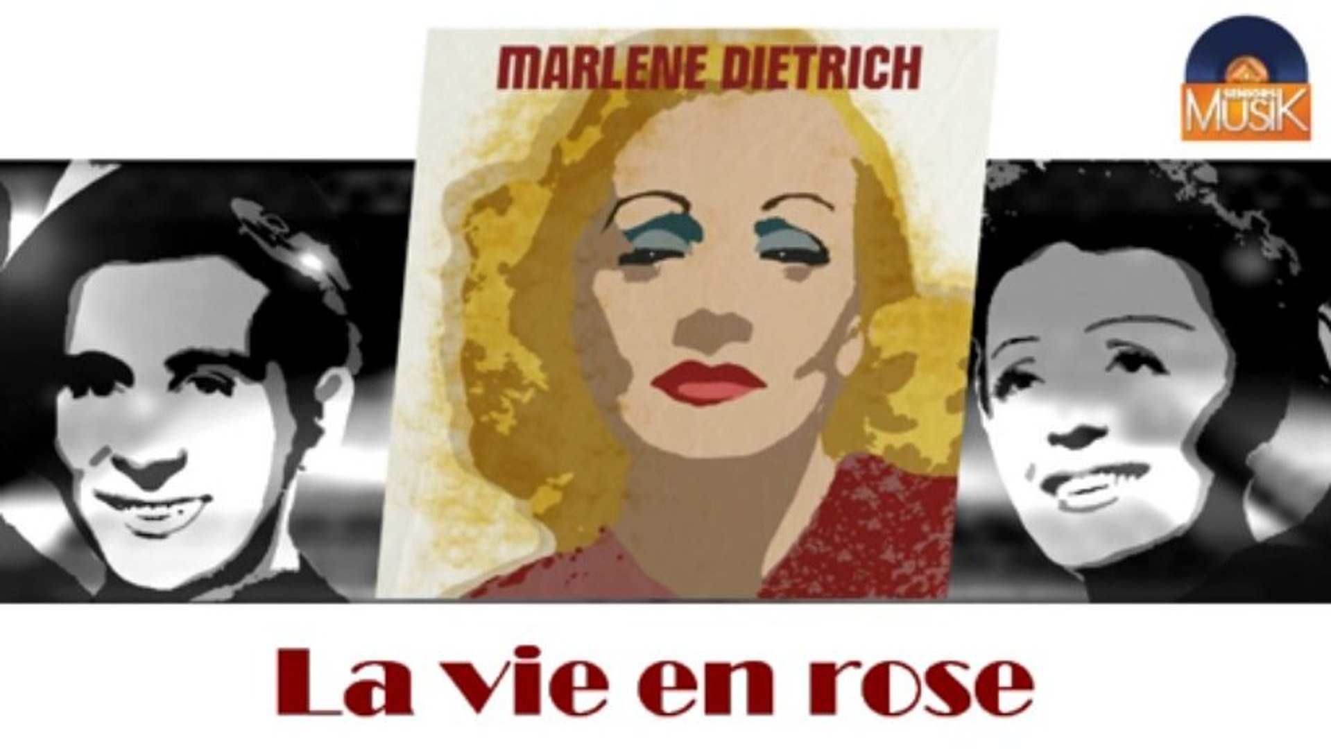 ⁣Marlène Dietrich - La vie en rose (HD) Officiel Seniors Musik