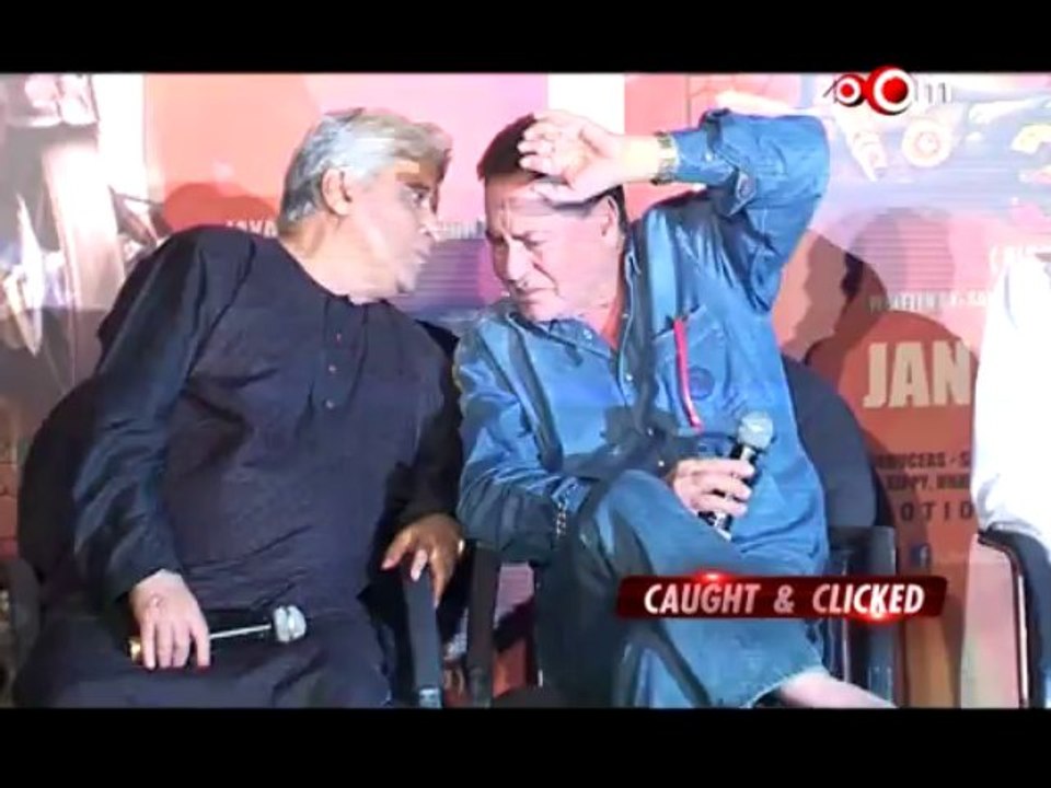 Sholay 3D first look launch attended by Salim Khan & Javed Akthar