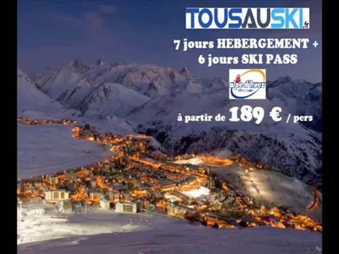 Des vacances au ski à l'Alpe d'Huez avec Tous Au Ski