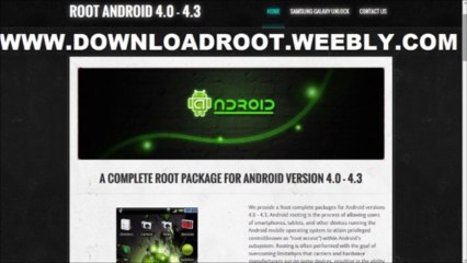 Root Android 4.0 - 4.3 + UNLOCK,  DOWNLOAD LINK