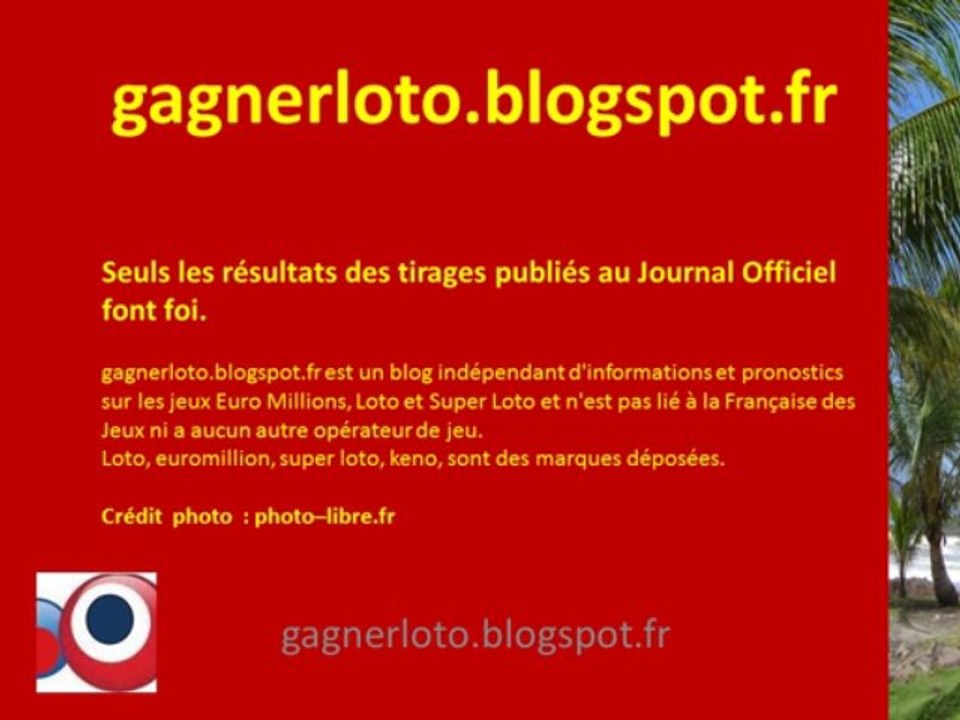 TIRAGE LOTO SAMEDI 16 NOVEMBRE résultat numéros gagnants