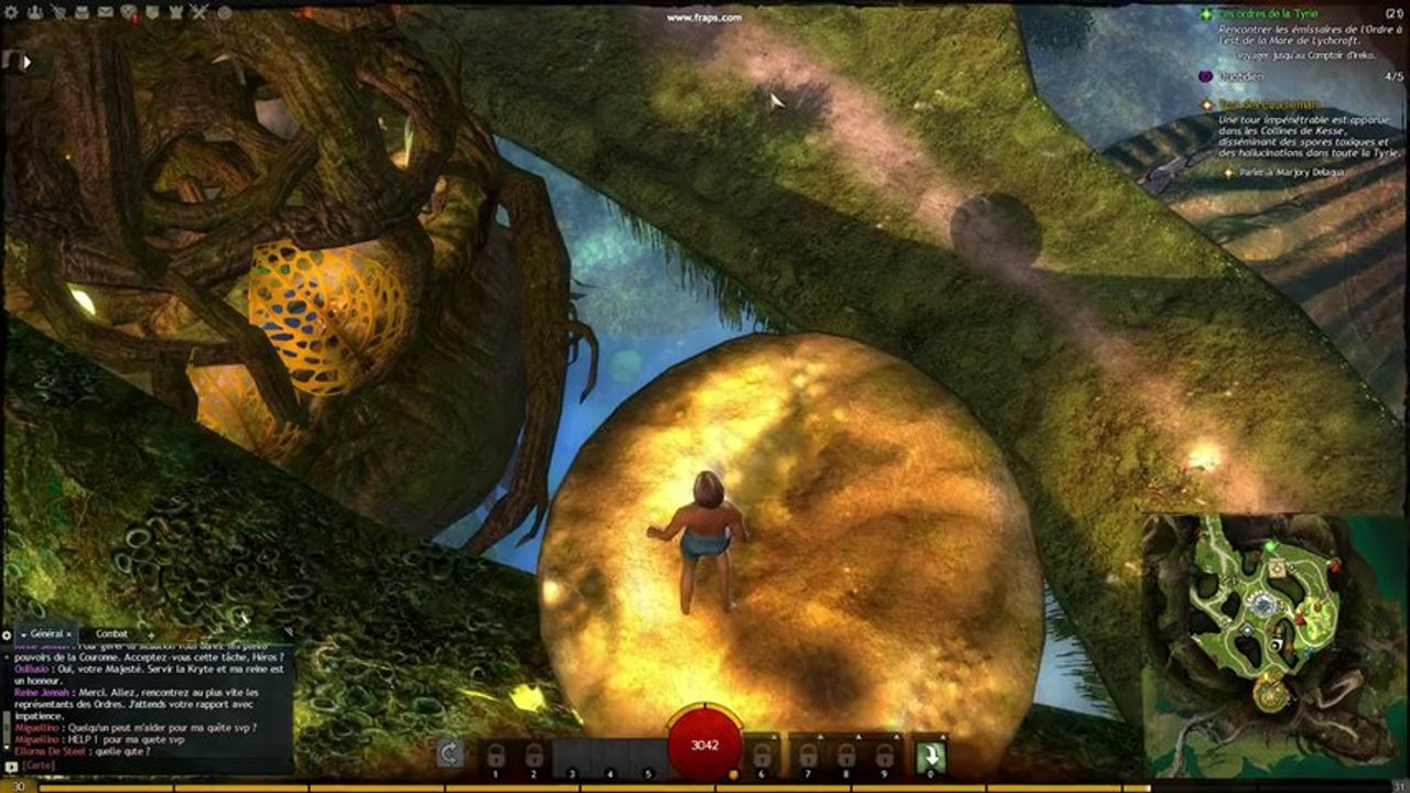 Petit saut sur GW2 (test de Fraps à chaud)