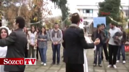 KTÜ'de ilginç protesto