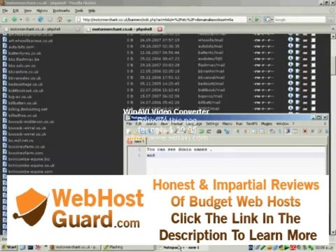 C99 shell (Getting list of sites on a hosting server)