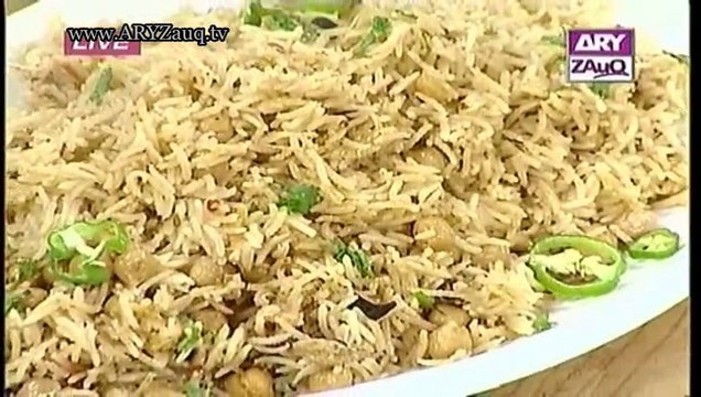 Riwayaton ki Lazzat by Chef Saadat Siddiqi, Hareesa & Channa Pulao, 11-11-13