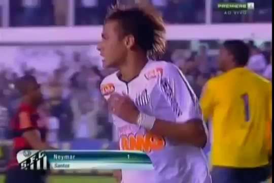 Santos vs Flamengo 4 - 5 AMAZING GOAL OF NEYMAR 27 07 2011