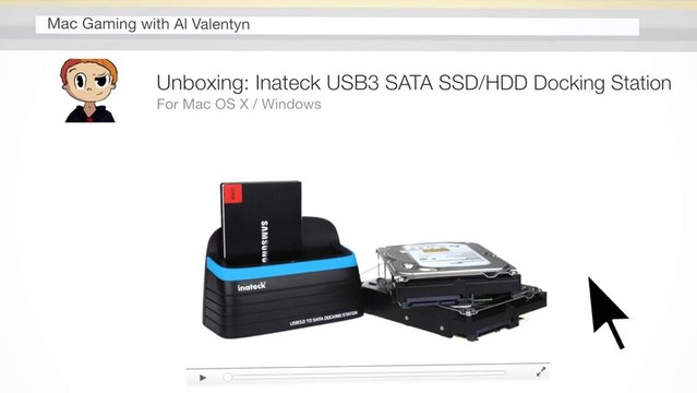 Unboxing Inateck USB 3 SATA Docking Station