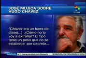 Hugo Chávez tenía un peso específico en la región: pdte. Uruguay