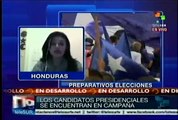 Empiezan cierres de campaña para elecciones presidenciales en Honduras
