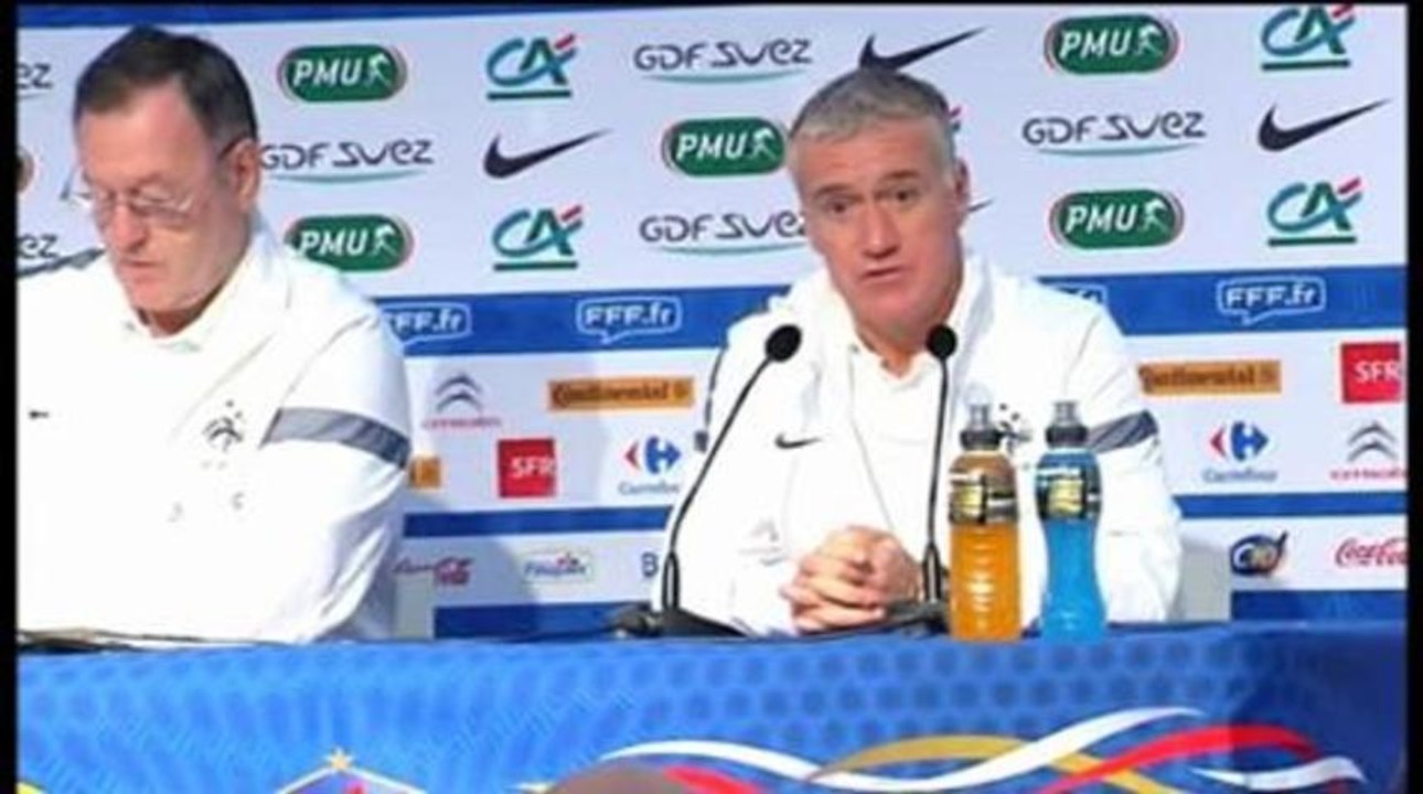 Barrages / Deschamps : "Lloris va très bien" 11/11