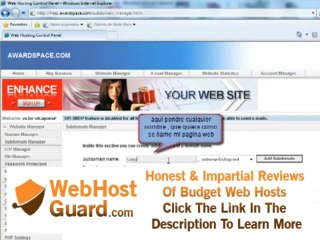 下载视频: Crear usuario y subir pagina a Hosting gratuito AWARDSPACE