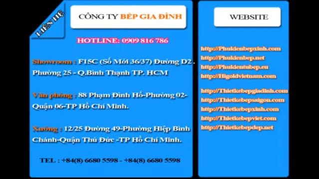 CTY Thiết Kế Tủ Bếp - Bếp Xinh Số 1 Tại Việt Nam - Thietkebepxinh.com