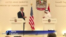 Kerry in UAE to discuss Iran, Syria