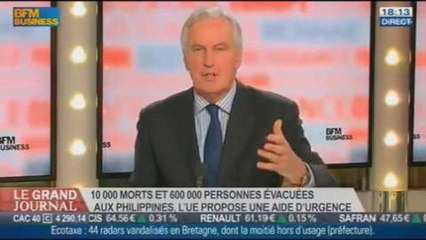 Michel Barnier, commissaire européen au marché intérieur et aux services, dans Le Grand Journal - 11/11 1/4