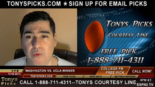 UCLA Bruins vs. Washington Huskies Pick Prediction College Football Betting Odds Preview 11-15-2013