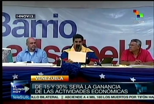 Pdte. Maduro propone regular ganancias de venta de productos