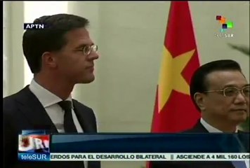 Primer ministro de Holanda visita China para fortalecer relaciones