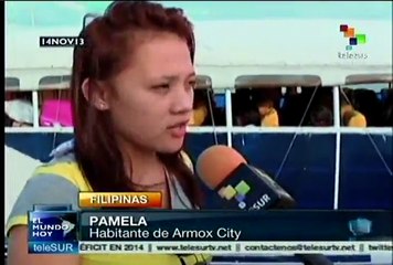 Traslado de ayuda humanitaria sigue fluyendo lentamente en Filipinas