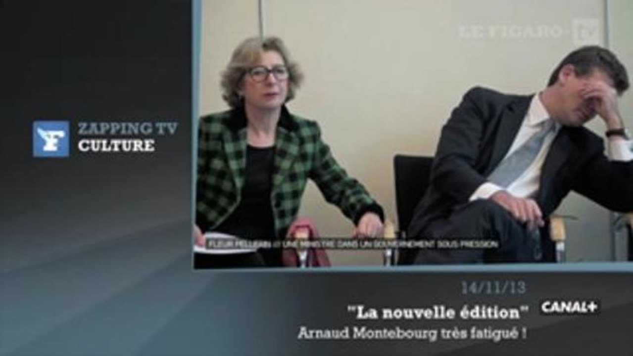Zapping TV : Arnaud Montebourg surpris en pleine sieste !