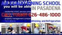 Air Conditioning Schools (626) 486-1000 Pasadena