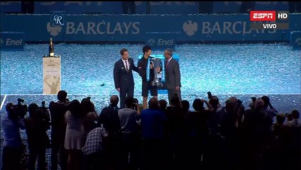 Novak Djokovic derrota a Rafael Nadal y gana la Copa de Maestros