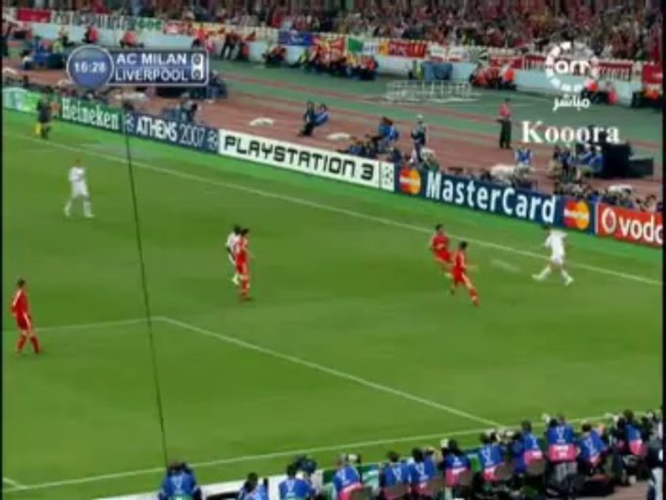 ملخص الشوط الاول ميلان ليفربول ــ رؤوف بن خليف