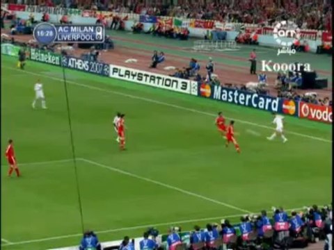 ملخص الشوط الاول ميلان ليفربول ــ رؤوف بن خليف