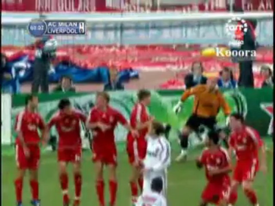 ملخص الشوط الثاني ميلان ليفربول ــ رؤوف بن خليف