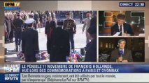 Le Soir BFM: Le pénible 11 novembre de Hollande, qui a été hué à Paris et à Oyonnax - 11/11 1/4