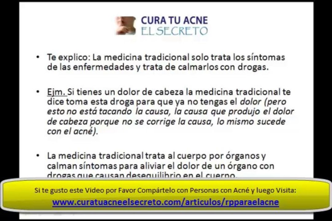 *REMEDIOS POPULARES PARA EL ACNE - LA VERDAD*