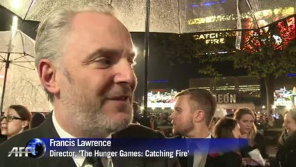 'The Hunger Games: Catching Fire' premiere heats up rainy London