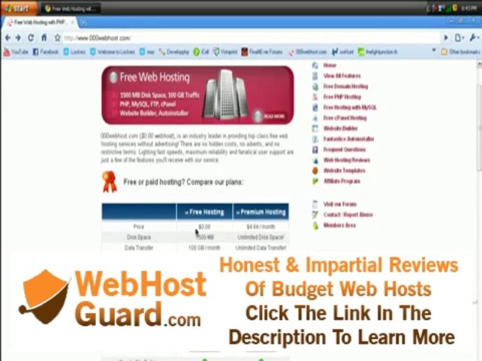 Absolute Free WebHosting **Part 1**
