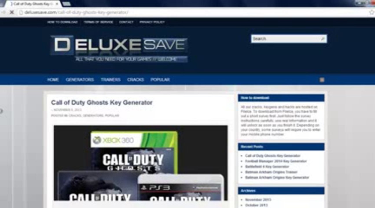 Call of Duty Ghosts CD ‰ Keygen Crack + Torrent FREE DOWNLOAD