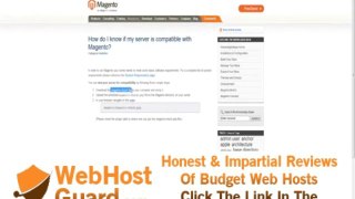 Does my Hosting Server Support Magento?