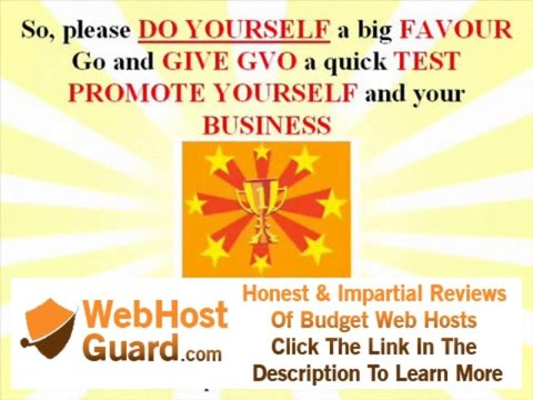 Create YOUR Web Presence With Powerful GVO Titanium Hosting