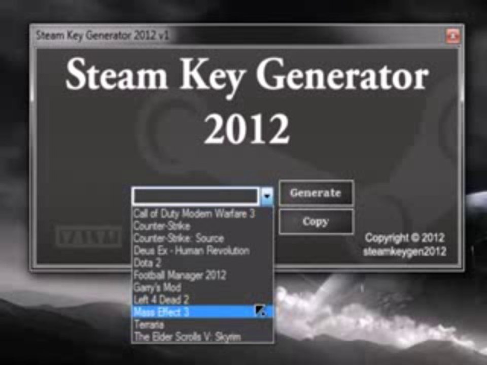 How to use steam keygen online