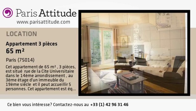 Appartement 2 Chambres à louer - Montsouris, Paris - Ref. 3400