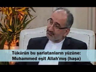 Tükürün bu şarlatanların yüzüne; Muhammed eşit Allah'mış! (haşa)