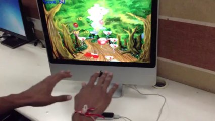 Leap Motion - Poo Blaster Baloon Game