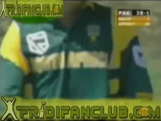Afridi 62 off 40 against South Africa - 2002 Tangier - 21st ODI Fifty