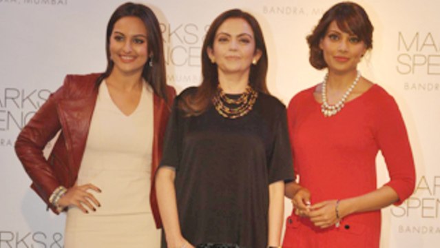 Marks and Spencer Store Launch | Sonakshi Sinha, Nita Ambani, Bipasha Basu