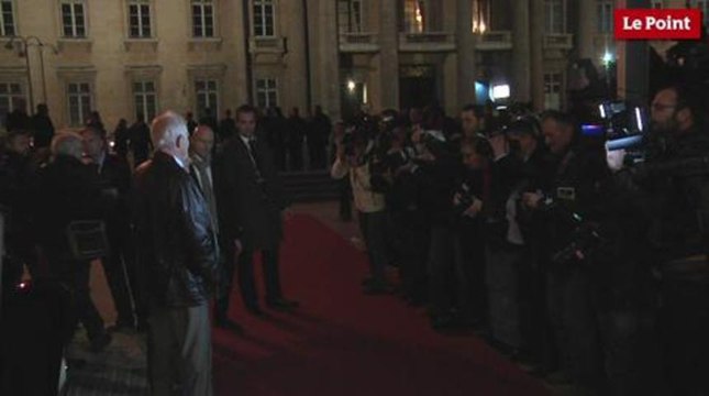 Manuel Valls et Jean-Paul Belmondo inaugurent l'exposition sur les 100 ans de la PJ