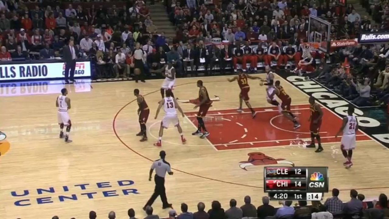 Joakim Noah 10 points contre Cleveland