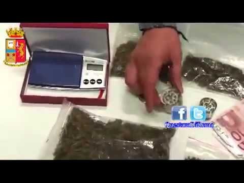 Roma - Spaccio di droga al Pigneto, due arresti (10.11.13)