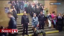 Rus polisinden metroda ilginç sürpriz