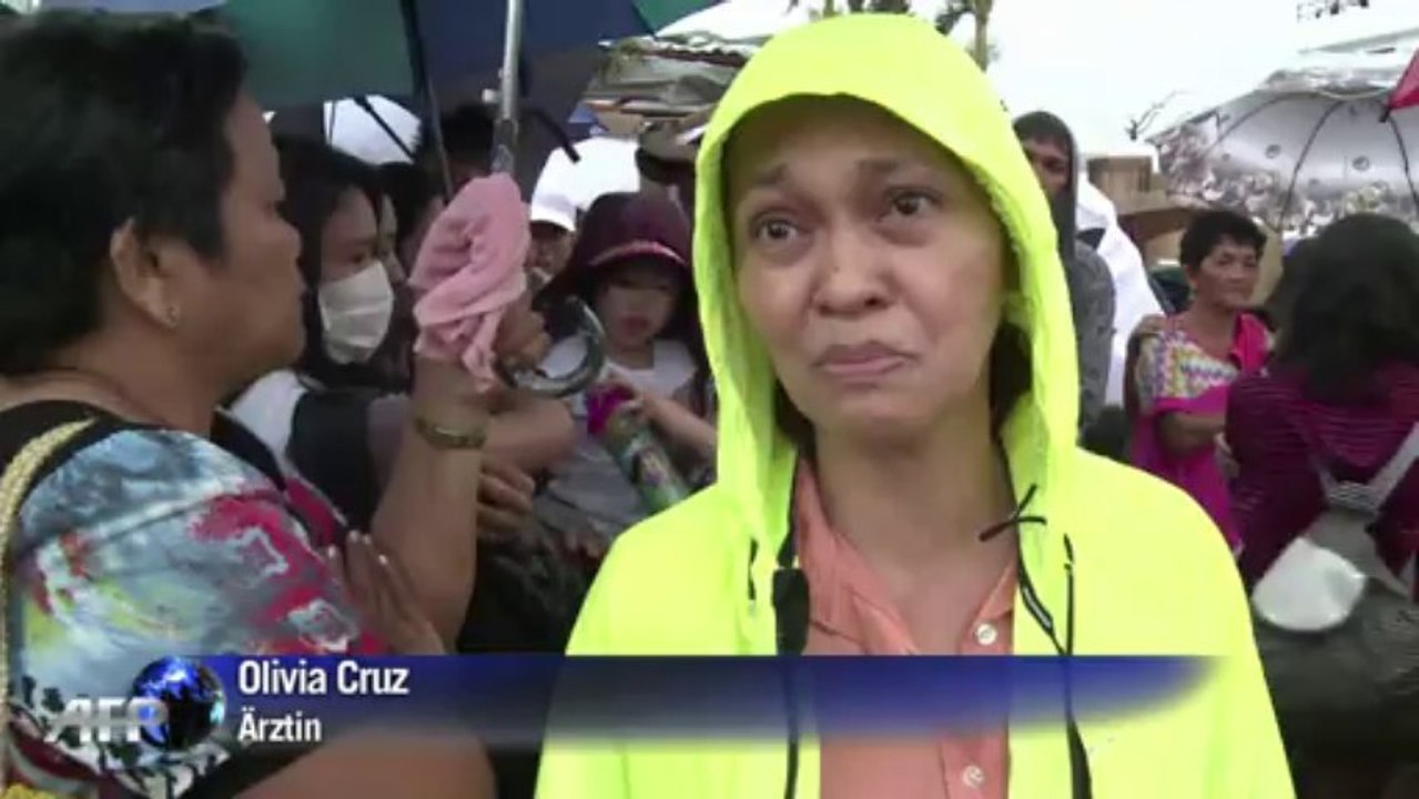 Hilfe für philippinische katastrophengebiete läuft an