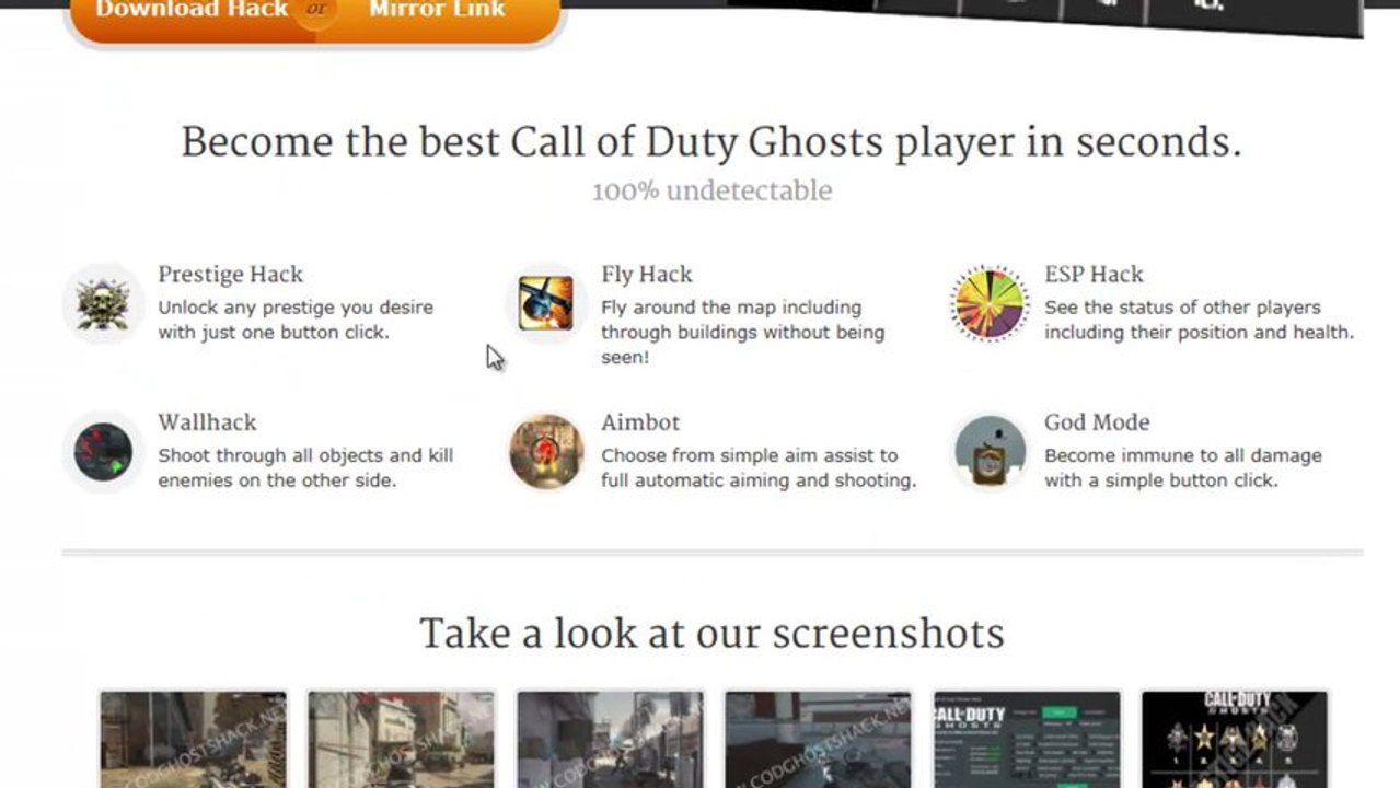 COD Ghosts Hack Prestige + Aimbot Walhack