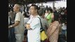 Desperate Filipino residents wait for flights out of typhoon-hit city