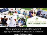 Recruitment Agencies in Pakistan , Abdul Ghaffar and Sons