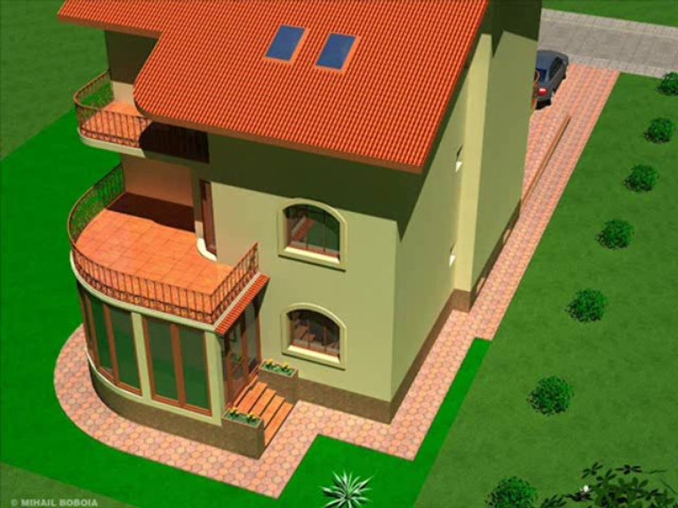 Casa IS 03 Bucuresti. Proiect casa cu subsol si garaj